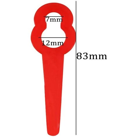 FVBJD 20 Pcs Lames De Tondeuse Pour RT250 Jardin Pelouse Tondeuse Accessoires,lames De Rechange,couteau En Plastique, Coupe-bordures Sans Fil 4 FVBJD 20 Pcs Lames De Tondeuse Pour RT250 Jardin Pelouse Tondeuse Accessoires,lames De Rechange,couteau En Plastique, Coupe-bordures Sans Fil – Image 2