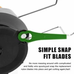 FVBJD Lames En Plastique De Rechange Pour Coupe-Bordures, 100 Lames De Rechange En Plastique Lames Plastique Lames De Tondeuse Pour Jardin Pelouse Tondeuse Accessoires(Vert) -France Tondeuse Soldes Boutique 58677383 2