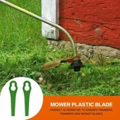 FVBJD Lames En Plastique De Rechange Pour Coupe-Bordures, 100 Lames De Rechange En Plastique Lames Plastique Lames De Tondeuse Pour Jardin Pelouse Tondeuse Accessoires(Vert) -France Tondeuse Soldes Boutique 58677383 5