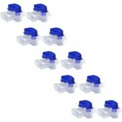 FVBJD Set De Connecteurs De Câbles Pour Robot Tondeuse - 10 Raccords Remplis De Gel Pour Étendre Ou Réparer Fil Electrique Bas Voltage Tondeuse Automatique - Étanches, Sûrs, Dénudage Inutile