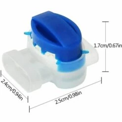 FVBJD Connecteurs De Câble Remplis Des Résines, 40 Pièces Connecteurs De Câble Robot Tondeuse Remplis Étanche 3 Trous Fils Électrique Sertis Gel Résine Pour Tondeuses à Gazon Robotiques Automower. -France Tondeuse Soldes Boutique 58758247 2