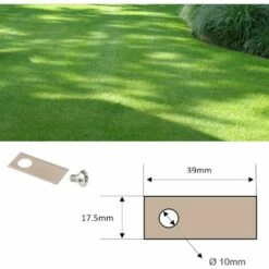 CYCLINGCOLORS 9x Lames De Robots Tondeuses + 9x écrous Compatible Avec HONDA Série MIIMO HRM 39x17,5mm Acier Inoxydable 5 CYCLINGCOLORS 9x Lames De Robots Tondeuses + 9x écrous Compatible Avec HONDA Série MIIMO HRM 39x17,5mm Acier Inoxydable -France Tondeuse Soldes Boutique 59087278 2