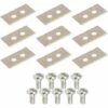 CYCLINGCOLORS 9x Lames De Robots Tondeuses + 9x écrous Compatible Avec HUSQVARNA Série Automower 35x18mm Acier Inoxydable -France Tondeuse Soldes Boutique 59087315 1