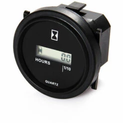 GUAZHUNIFR GU.B/bon Compteur Horaire Rond LCD Compteur Horaire Quartz AC86-230V Pour Chariot Fourche Chariot De Golf Bateau Tracteur Générateur Moteur Tondeuse