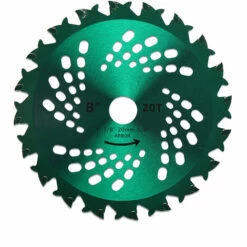 CATHERINE Pointe En Carbure 200mm-20T, Lame De Tondeuse à Gazon, Lame De Désherbage