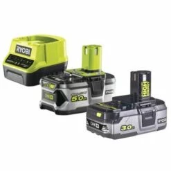 Pack RYOBI Tondeuse 18V Brushless RY18LMX37A-150 - 1 Batterie 3.0Ah High Energy - 1 Batterie 5,0 Ah - Chargeur Rapide -France Tondeuse Soldes Boutique 59498232 3