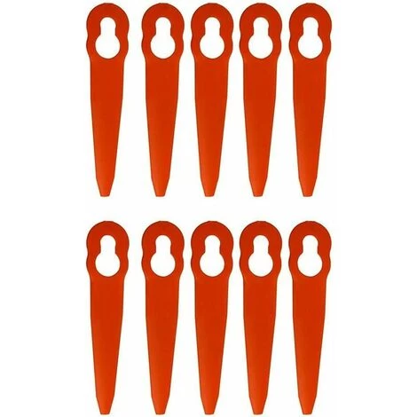 STARLIGHT 10 Lames De Rechange En Plastique Pour Tondeuse Stihl PolyCut 2-2 FSA 45, Rouge,STAR.L 3 STARLIGHT 10 Lames De Rechange En Plastique Pour Tondeuse Stihl PolyCut 2-2 FSA 45, Rouge,STAR.L