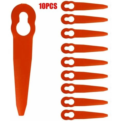 STARLIGHT 10 Lames De Rechange En Plastique Pour Tondeuse Stihl PolyCut 2-2 FSA 45, Rouge,STAR.L 6 STARLIGHT 10 Lames De Rechange En Plastique Pour Tondeuse Stihl PolyCut 2-2 FSA 45, Rouge,STAR.L – Image 4