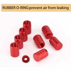 IRISFR Bouchons De Tige De Valve Voiture De Pneu, Couvercle De Bouchon De Valve De Pneu En Aluminium Avec Anneau En Caoutchouc Pour Voitures, SUV, Vélos, Velo Camions, Motos (Rouge), Lilaris 8 Pièces 8 IRISFR Bouchons De Tige De Valve Voiture De Pneu, Couvercle De Bouchon De Valve De Pneu En Aluminium Avec Anneau En Caoutchouc Pour Voitures, SUV, Vélos, Velo Camions, Motos (Rouge), Lilaris 8 Pièces -France Tondeuse Soldes Boutique 60280005 2
