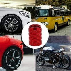 IRISFR Bouchons De Tige De Valve Voiture De Pneu, Couvercle De Bouchon De Valve De Pneu En Aluminium Avec Anneau En Caoutchouc Pour Voitures, SUV, Vélos, Velo Camions, Motos (Rouge), Lilaris 8 Pièces 11 IRISFR Bouchons De Tige De Valve Voiture De Pneu, Couvercle De Bouchon De Valve De Pneu En Aluminium Avec Anneau En Caoutchouc Pour Voitures, SUV, Vélos, Velo Camions, Motos (Rouge), Lilaris 8 Pièces -France Tondeuse Soldes Boutique 60280005 5