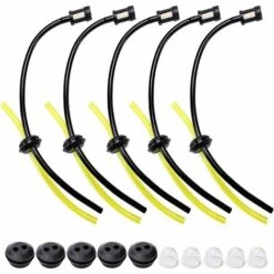 OUSUDELA 5 Ensembles Universel Filtre à Essence Kit, Tube D'étanchéité, Durites D'essence De Tondeuses Avec Poire D Amorçage, Pour Coupe-Herbe, Débroussailleuse, Tronconneuse Taille-Haie
