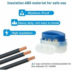 AOUGO Lot De 20 Connecteurs De Câble Remplis Des Résines Pour Robot Tondeuse Automower 11 AOUGO Lot De 20 Connecteurs De Câble Remplis Des Résines Pour Robot Tondeuse Automower -France Tondeuse Soldes Boutique 60578200 5