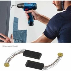 Cisea Lot De 2 Paires De Balais De Charbon Pour Moteur 6 X 11 X 30 Mm Pour Meuleuse D'angle Rotative, Perceuse Circulaire, Perceuse électrique, Pièces De Rechange, Accessoires De Rechange, Noir Et Doré 9 Cisea Lot De 2 Paires De Balais De Charbon Pour Moteur 6 X 11 X 30 Mm Pour Meuleuse D'angle Rotative, Perceuse Circulaire, Perceuse électrique, Pièces De Rechange, Accessoires De Rechange, Noir Et Doré -France Tondeuse Soldes Boutique 60606788 3