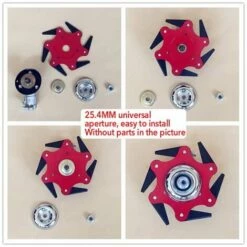 Cisea Tête De Coupe Extérieure Lame De Débroussailleuse Accessoires De Tête De Tondeuse à Gazon 6 Remplacement De La Tondeuse De Rasoir En Acier Avec Affûteuse De Lame （Kits D'adaptateur Non Inclus） -France Tondeuse Soldes Boutique 60689662 3