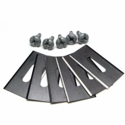 FR-LIFE Lot De 30 Lames De Gazon Pour Husqvarna Avec Double Lame Aiguisée En Acier Inoxydable, BR-Vie