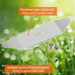 BENOBBY KIDS 1x Lame De Rechange En Acier Inoxydable Compatible Avec Les Modèles Robomow RX 11 BENOBBY KIDS 1x Lame De Rechange En Acier Inoxydable Compatible Avec Les Modèles Robomow RX -France Tondeuse Soldes Boutique 60720401 5