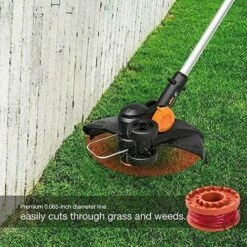 BENOBBY KIDS Bobine Pour Toutes Les Tondeuses à Gazon Compatibles Avec Worx WG154 WG163 WG180 WG175 WG155 WG151 WG160 Pièces De Rechange Pour Tondeuse à Gazon Avec 2 Capuchons -France Tondeuse Soldes Boutique 60720433 5