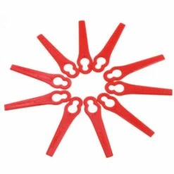 DONTODENT Lot De 100 Lames De Rechange En Plastique, Lames De Coupe En Plastique De Rechange, Lames De Tondeuse à Gazon, Grand Trou 10 Mm Petit Trou 5 Mm (10 X 5 Mm) -France Tondeuse Soldes Boutique 60940021 3
