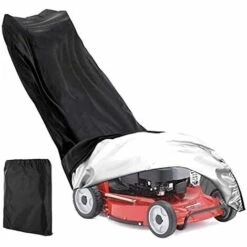 PESCE Housse De Tondeuse à Gazon, Housse De Protection Pour Tondeuse à Gazon Etanche Pour Extérieur Jardin Pelouse