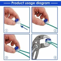 PESCE 18 Pièces Connecteurs De Câble Remplis Des Résines, Connecteurs Pour Câble Périphérique, 314 Connecteurs De Câble Étanche 3 Trous, Parfait Pour Jardin & Extérieur Et Tondeuse Robot 10 PESCE 18 Pièces Connecteurs De Câble Remplis Des Résines, Connecteurs Pour Câble Périphérique, 314 Connecteurs De Câble Étanche 3 Trous, Parfait Pour Jardin & Extérieur Et Tondeuse Robot -France Tondeuse Soldes Boutique 61284311 4
