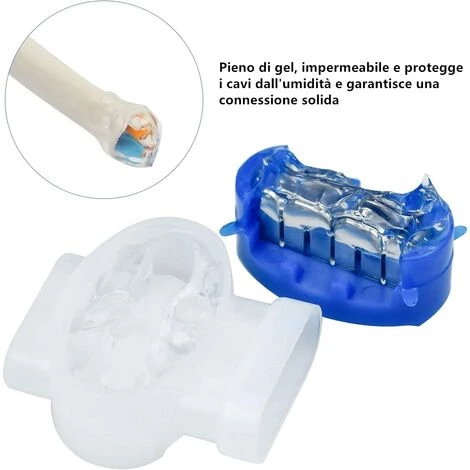 PESCE 15 Pcs Connecteur De Câble étanche 3 Trous Connecteurs De Fils électriques Sertis Connecteur De Tondeuse à Gazon Rempli De Gel Avec, 314 Connecteurs De Câble Parfait Pour Jardin Et Extérieur 4 PESCE 15 Pcs Connecteur De Câble étanche 3 Trous Connecteurs De Fils électriques Sertis Connecteur De Tondeuse à Gazon Rempli De Gel Avec, 314 Connecteurs De Câble Parfait Pour Jardin Et Extérieur – Image 2