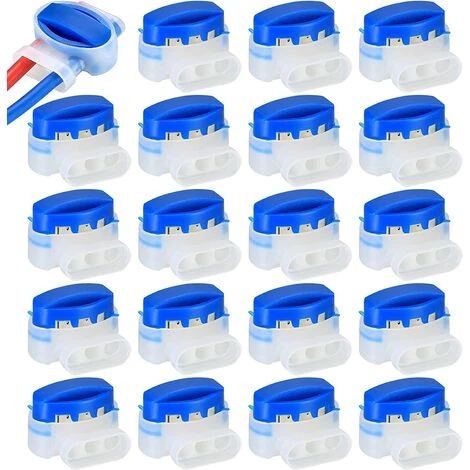 PESCE 20 Pièces Connecteurs De Câbles Pour Robot Tondeuse, Raccords De Câble Périphérique Du Robot, Connecteurs Support Pour Câble Tondeuses à Gazon Robotiques Extérieures De Jardin 3 PESCE 20 Pièces Connecteurs De Câbles Pour Robot Tondeuse, Raccords De Câble Périphérique Du Robot, Connecteurs Support Pour Câble Tondeuses à Gazon Robotiques Extérieures De Jardin