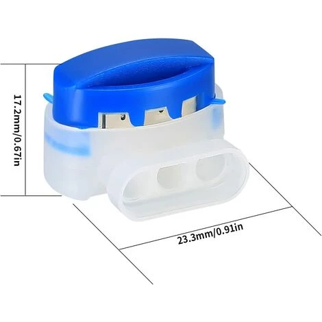PESCE 20 Pièces Connecteurs De Câbles Pour Robot Tondeuse, Raccords De Câble Périphérique Du Robot, Connecteurs Support Pour Câble Tondeuses à Gazon Robotiques Extérieures De Jardin 4 PESCE 20 Pièces Connecteurs De Câbles Pour Robot Tondeuse, Raccords De Câble Périphérique Du Robot, Connecteurs Support Pour Câble Tondeuses à Gazon Robotiques Extérieures De Jardin – Image 2