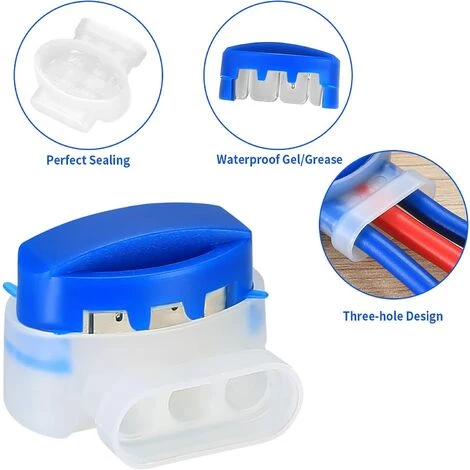 PESCE 20 Pièces Connecteurs De Câbles Pour Robot Tondeuse, Raccords De Câble Périphérique Du Robot, Connecteurs Support Pour Câble Tondeuses à Gazon Robotiques Extérieures De Jardin 6 PESCE 20 Pièces Connecteurs De Câbles Pour Robot Tondeuse, Raccords De Câble Périphérique Du Robot, Connecteurs Support Pour Câble Tondeuses à Gazon Robotiques Extérieures De Jardin – Image 4