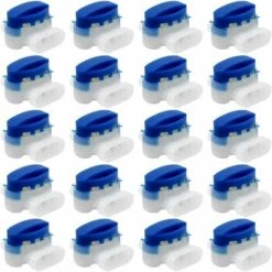 PESCE 20 Pièces Connecteurs De Câble Connecteurs 314 Connecteurs De Câble Remplis De Gel Résines Terminal Blocks Connecteur Étanche Raccords De Câbles Pour Jardin Extérieur Robot Voiture Mower