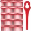 FVBJD Lot De 100 Tondeuse à Gazon En Plastique Lames, Lames De Rechange Pour Coupe Bordure, Pelouse Tondeuse Accessoires, Lames Plastique Rechange, Gros Trou 10mm Petit Trou 5mm (R100) 1 FVBJD Lot De 100 Tondeuse à Gazon En Plastique Lames, Lames De Rechange Pour Coupe Bordure, Pelouse Tondeuse Accessoires, Lames Plastique Rechange, Gros Trou 10mm Petit Trou 5mm (R100) -France Tondeuse Soldes Boutique 61286896 1