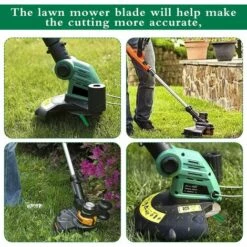 MINKUROW 100 Pièces Lames De Rechange BBC En Plastique, Lames De Coupe Pour Tondeuse à Gazon Et Jardin (vert) -France Tondeuse Soldes Boutique 61362978 5