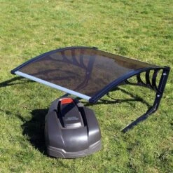 WILTEC Garage Pour Robot Tondeuse Marron Toit Carport Pour Tondeuses- Robot Tondeuse -France Tondeuse Soldes Boutique 6163622 3
