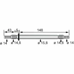 Axe De Palier MURRAY FGP010780 -France Tondeuse Soldes Boutique 61937355 2