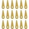 DENUOTOP 18pcs Lames De Rechange Pour Bosch Titane Accessoires Pour Tondeuses Robot, Lame De Rechange Pour Robot Tondeuse Lame Compatible Avec Bosch Tondeuse -France Tondeuse Soldes Boutique 63473608 1