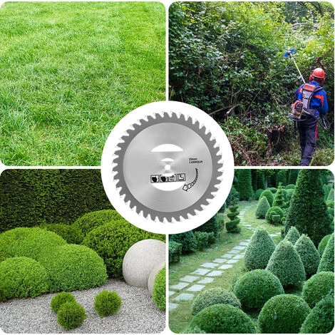 LIFCAUSAL Lames De Débroussailleuse En Alliage D'acier Au Manganèse Compatibles Avec Le Débroussailleuse Weed Wacker, 6 Pouces Argent 1PC 6 LIFCAUSAL Lames De Débroussailleuse En Alliage D'acier Au Manganèse Compatibles Avec Le Débroussailleuse Weed Wacker, 6 Pouces Argent 1PC – Image 4