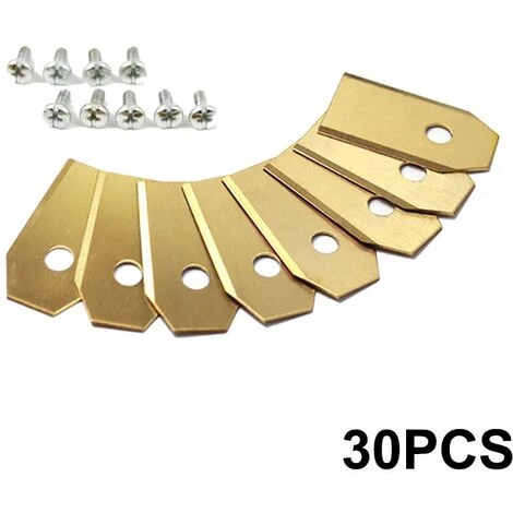 Pour Lames De Tondeuse à Gazon Husqvarna (35*18*0.75mm (or) 30pcs),HANBING 3 Pour Lames De Tondeuse à Gazon Husqvarna (35*18*0.75mm (or) 30pcs),HANBING