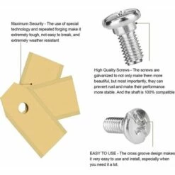 Pour Lames De Tondeuse à Gazon Husqvarna (35*18*0.75mm (or) 30pcs),HANBING 9 Pour Lames De Tondeuse à Gazon Husqvarna (35*18*0.75mm (or) 30pcs),HANBING -France Tondeuse Soldes Boutique 63784359 3