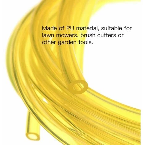 SINCèREETALI 4 Pièces Tuyaux D'Essence Longueur 1.5m Tuyau De Conduite De Carburant Universel Outils De Jardin Jaune Transparent Pour Souffleur Tondeuse Tronçonneuse Tondeuse à Gazon Accessoires 6 SINCèREETALI 4 Pièces Tuyaux D'Essence Longueur 1.5m Tuyau De Conduite De Carburant Universel Outils De Jardin Jaune Transparent Pour Souffleur Tondeuse Tronçonneuse Tondeuse à Gazon Accessoires – Image 4
