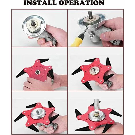 Tête De Travail Ensembles De 9 Pièces Accessoires Pour Tondeuses à Gazon Accessoires De Tête De Travail,HANBING 5 Tête De Travail Ensembles De 9 Pièces Accessoires Pour Tondeuses à Gazon Accessoires De Tête De Travail,HANBING – Image 3