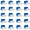 CARILLONSàVENT Lot De 20 Connecteurs De Câble Remplis Des Résines Pour Robot Tondeuse Carivent，Original Connecteurs 314 Pour Robot Tondeuse（bleu）