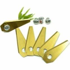 CARILLONSàVENT Carivent 30pcs Lames De Rechange Pour Bosch Titane Accessoires Pour Tondeuses Robot+ 30pcs Vis -France Tondeuse Soldes Boutique 64142435 5