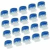 HABIENTôT 20 Pièces Connecteurs De Câble Remplis Des Résines, Connecteurs Pour Câble Périphérique, 314 Connecteurs De Câble Étanche 3 Trous, Parfait Pour Jardin & Extérieur Et Tondeuse Robot Bleu + Blanc，Oi-FRIS -France Tondeuse Soldes Boutique 64497049 1