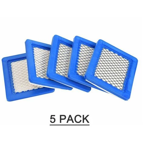 LIFCAUSAL Lot De 5 Filtres à Air 491588S De Rechange Pour Cartouche De Filtre à Air Plate OEM Briggs Stratton 491588 4915885, Filtre à Air Pour Tondeuse à Gazon 4 LIFCAUSAL Lot De 5 Filtres à Air 491588S De Rechange Pour Cartouche De Filtre à Air Plate OEM Briggs Stratton 491588 4915885, Filtre à Air Pour Tondeuse à Gazon – Image 2