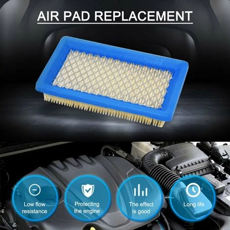 LIFCAUSAL Lot De 5 Filtres à Air 491588S De Rechange Pour Cartouche De Filtre à Air Plate OEM Briggs Stratton 491588 4915885, Filtre à Air Pour Tondeuse à Gazon 5 LIFCAUSAL Lot De 5 Filtres à Air 491588S De Rechange Pour Cartouche De Filtre à Air Plate OEM Briggs Stratton 491588 4915885, Filtre à Air Pour Tondeuse à Gazon – Image 3