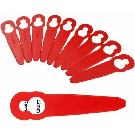 RHAFAYRE Jeu De Lames De Rechange, Lames De Rechange En Plastique Pour Couteau De Tondeuse à Gazon, Accessoires Pour Tondeuse à Gazon 3 RHAFAYRE Jeu De Lames De Rechange, Lames De Rechange En Plastique Pour Couteau De Tondeuse à Gazon, Accessoires Pour Tondeuse à Gazon