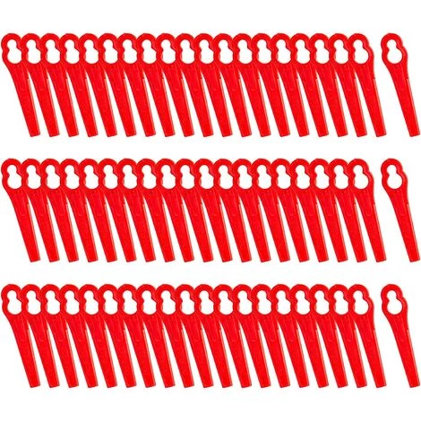 Lames En Plastique 100 Pcs Lames De Tondeuse Pour Jardin Pelouse Tondeuse Accessoires,Lames En Plastique De Rechange Pour Coupe-Bordures 56Vingt 3 Lames En Plastique 100 Pcs Lames De Tondeuse Pour Jardin Pelouse Tondeuse Accessoires,Lames En Plastique De Rechange Pour Coupe-Bordures 56Vingt