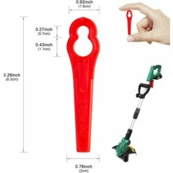 Lames En Plastique 100 Pcs Lames De Tondeuse Pour Jardin Pelouse Tondeuse Accessoires,Lames En Plastique De Rechange Pour Coupe-Bordures 56Vingt 8 Lames En Plastique 100 Pcs Lames De Tondeuse Pour Jardin Pelouse Tondeuse Accessoires,Lames En Plastique De Rechange Pour Coupe-Bordures 56Vingt -France Tondeuse Soldes Boutique 64938930 2