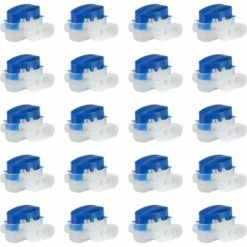Lot De 20 Connecteurs De Câble Remplis Des Résines Pour Robot Tondeuse ，Original Connecteurs 314 Pour Robot Tondeuse（bleu） 56Vingt