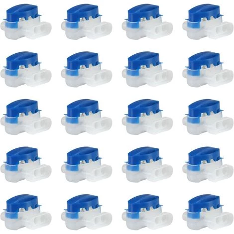 Lot De 20 Connecteurs De Câble Remplis Des Résines Pour Robot Tondeuse ,Original Connecteurs 314 Pour Robot Tondeuse(bleu) 56Vingt 3 Lot De 20 Connecteurs De Câble Remplis Des Résines Pour Robot Tondeuse ,Original Connecteurs 314 Pour Robot Tondeuse(bleu) 56Vingt