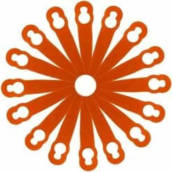 L'FLANEUR 100 Pièces Accessoires De Lames En Plastique De Remplacement Pour STIHL Polycut 2-2 FSA 45 Tondeuse à Gazon Coupe-herbe ANEUR